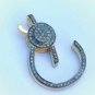 Pave Diamond Handmade Lobster Clasp Lock 925 Silver Lobster Jewelry Supplies.