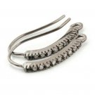 French Hook Pave Diamond 925 Silver Diamond Earring Findings For Earring Making. French Hook Pave Diamond 925 Silver Diamond Earring Findings For Earring Making.