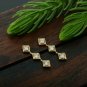 Diamond Bar Earring 14k Solid Gold Minimalist Stud Earring Designer Jewelry Gift