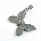 Pave Diamond Butterfly Pendant 925 Silver Diamond Insect Pendant Birthday Gift. Pave Diamond Butterfly Pendant 925 Silver Diamond Insect Pendant Birthday Gift.
