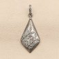 Fancy Diamond Pendant 925 Silver Pave Diamond Handmade Fancy Necklace Gift Charm