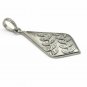 Fancy Diamond Pendant 925 Silver Pave Diamond Handmade Fancy Necklace Gift Charm