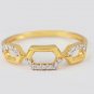 Pave Diamond Chain Ring 14k Gold Wedding Ring SI Quality G-H Diamond Ring Gift.