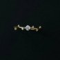 Diamond Solitaire Engagement Ring 14k Solid Gold Women Wedding Ring Dainty Ring.