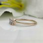 Solitaire Diamond Ring 14k Solid Gold Tiny Diamond Wedding Ring Bridal Ring Gift