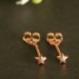 14k Solid Gold Mini Star Piercing Gold Body Piercing Dainty Celestial Jewelry.