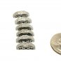 Pave Diamond Bar Spacers Beads 925 Silver Diamond D Shape Jewelry Beads Finding.