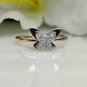 Butterfly Ring 14k Gold Diamond Butterfly Band Natural Diamond Birthday Gift.