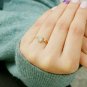 14k Solid Gold Statement Ring Diamond And Opal Wedding Ring Women Ring Jewelry.