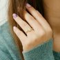 14k Solid Gold Statement Ring Diamond And Opal Wedding Ring Women Ring Jewelry.