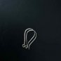 Natural Pave Diamond Ear Wire Hooks For Earring Making Tool 925 Sterling Silver.