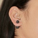 Pave Diamond Ball Earring 925 Silver Diamond Stud Earring Diamond Beads Earring Pave Diamond Ball Earring 925 Silver Diamond Stud Earring Diamond Beads Earring