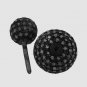 Pave Diamond Ball Earring 925 Silver Diamond Stud Earring Diamond Beads Earring