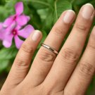 14k Solid Gold Classic Dome Ring Band Unisex Wedding Ring Simple Wedding Band.