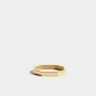 Octagon Gold Ring 14k Solid Gold Ring Minimalist Geometric Bolt Designer Ring.