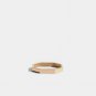Octagon Gold Ring 14k Solid Gold Ring Minimalist Geometric Bolt Designer Ring.