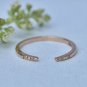 Diamond Open Ring 14k Solid Gold Promise Anniversary Wedding Band Open Ring Gift