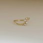 Diamond Cluster Ring 14k Solid Gold Minimalist Wedding Ring Genuine Diamond Ring