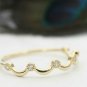Diamond Wedding Band 14k Gold Curved Band Wedding Anniversary Gift Diamond Gift.