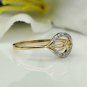 Dainty Designer Ring 14k Solid Gold Natural Diamond Minimalist Diamond Ring Band