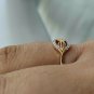Dainty Designer Ring 14k Solid Gold Natural Diamond Minimalist Diamond Ring Band