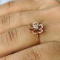 Flower Diamond Ring 14k Solid Gold Bridal Wedding Ring Gold Diamond Ring Gift.