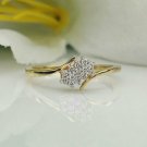 Diamond Wedding Ring 14k Solid Gold Cluster Ring Engagement Band Birthday Gift. Diamond Wedding Ring 14k Solid Gold Cluster Ring Engagement Band Birthday Gift.