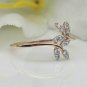 14k Solid Gold Leaf Diamond Ring Handmade Diamond Fashion Wedding Ring Gift.