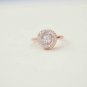 14k Solid Gold Diamond Cocktail Ring Gold Diamond Wedding Ring Proposal Ring.