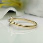 14k Solid Gold Diamond Eye Ring Handmade Gold Diamond Birthday Ring Fine Jewelry