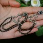 14k Gold Spinel Beads Earring Pave Diamond 925 Silver Dangle Earring Christmas.