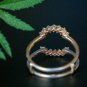 Halo Ring Enhancer Diamond Ring Guard 14k Gold Anniversary Ring Guard Gift.