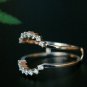 Halo Ring Enhancer Diamond Ring Guard 14k Gold Anniversary Ring Guard Gift.