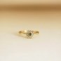 Diamond Wedding Ring Diamond Cluster Ring Tsavorite Diamond Cluster Snowflake.