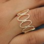Natural Diamond Designer Ring 14k Gold Wedding Anniversary Ring Fine Jewelry.