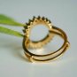 Diamond Ring Guard 14k Gold Round Solitaire Ring Enhancer Anniversary Bands.