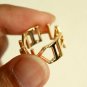 14k Solid Gold Eternity Name Band Diamond 8mm Broad Personalized Name Ring.
