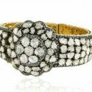 Pave Diamond Vintage Bangle 925 Silver Rosecut Diamond Polki Diamond Bangle Gift Pave Diamond Vintage Bangle 925 Silver Rosecut Diamond Polki Diamond Bangle Gift