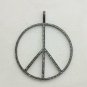 Genuine Diamond Peace Pendant 925 Sterling Silver Peace Sign Necklace Charm Gift