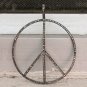 Genuine Diamond Peace Pendant 925 Sterling Silver Peace Sign Necklace Charm Gift