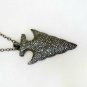Pave Diamond Shark Tooth Pendant 925 Silver Diamond Tooth Pendant For Christmas.