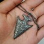 Pave Diamond Shark Tooth Pendant 925 Silver Diamond Tooth Pendant For Christmas.