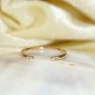Open Cuff Gold Ring Diamond 14K Jewelry Fine Genuine Diamond Ring Band NS8.