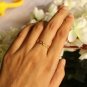 14k Solid Gold Heart Designer Eternity Ring Band Couples Ring Anniversary Ring.
