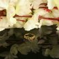 14k Solid Gold Heart Designer Eternity Ring Band Couples Ring Anniversary Ring.