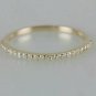 Wedding Band Natural Pave Diamond Eternity Band Ring 14k Gold Anniversary Gift.
