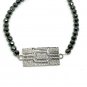 Spinel Beaded Bracelet Pave Diamond 925 Silver Fashion Beaded Charm Bracelet.