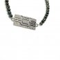 Spinel Beaded Bracelet Pave Diamond 925 Silver Fashion Beaded Charm Bracelet.