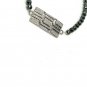 Spinel Beaded Bracelet Pave Diamond 925 Silver Fashion Beaded Charm Bracelet.
