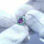 Purple Garnet Pendant 925 Silver Pendant Fine Gemstone Pendant For Women.